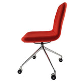 ASPEN Red Fabric Visitor Reception Chair