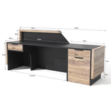 CONROY 2.4M Reception Desk Left Panel
