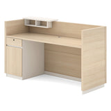 Clark Reception Desk 180cm Left Panel
