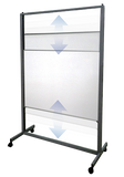Aspire Vertical Sliding Whiteboard