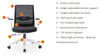 MONO - Black frame - Task/ Desk Chairs - pimp-my-office-au