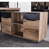 AFTAN Executive Desk with Right Mobile Return