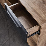 AFTAN Executive Desk with Right Mobile Return