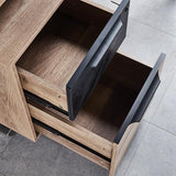 AFTAN Executive Desk with Right Mobile Return