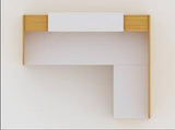 Sorrento Reception Counter Desk with Return