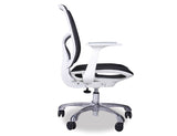 Chilli Black White Office Chair low back